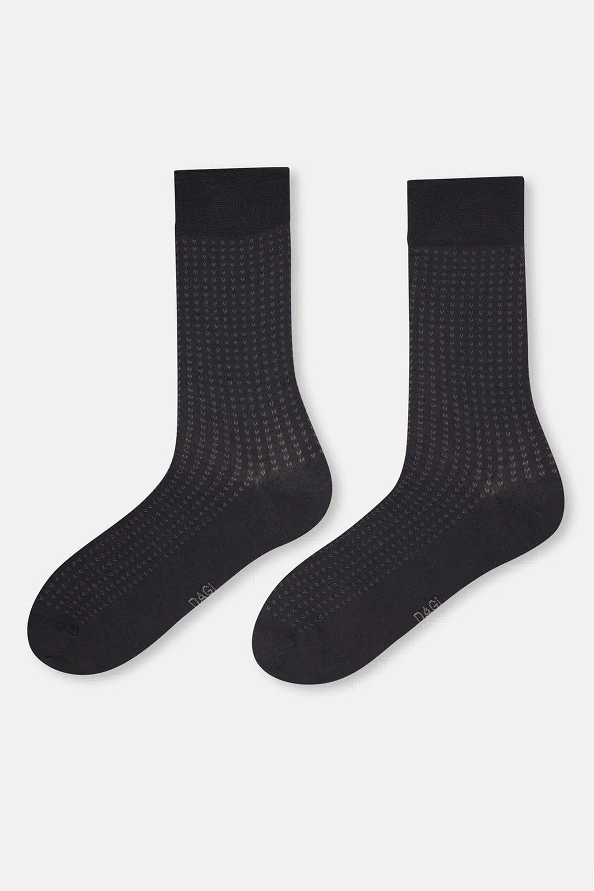 Antrasit-Lacivert Erkek 2'li Mını Desen Modal Çorap