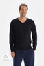 Antrasıt Erkek Kaşmir Karışımlı V Yaka Triko