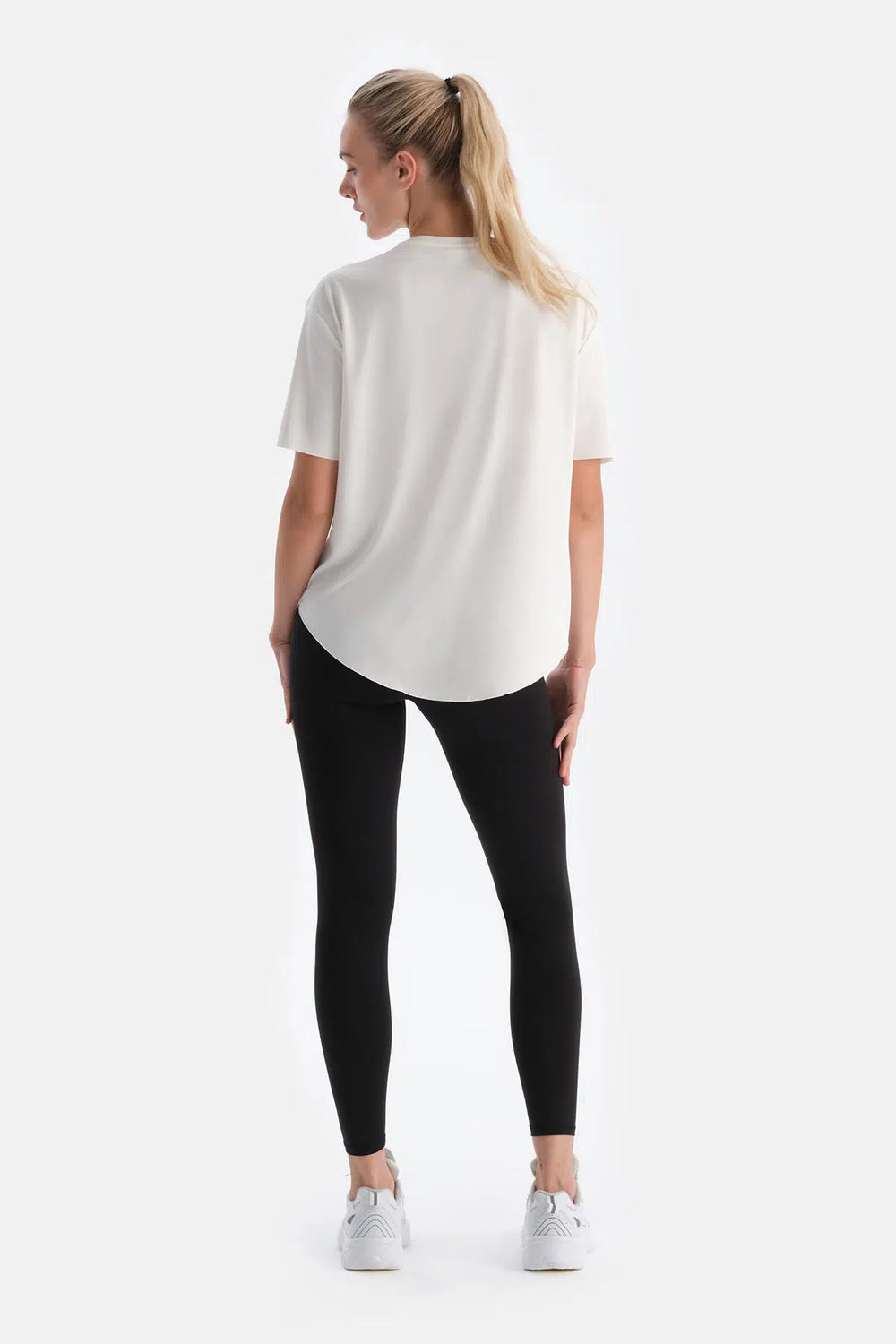 Siyah Kadın Şardonlu Tayt