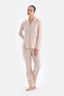 Açık Pembe Kadın Gömlek Pijama Takımı