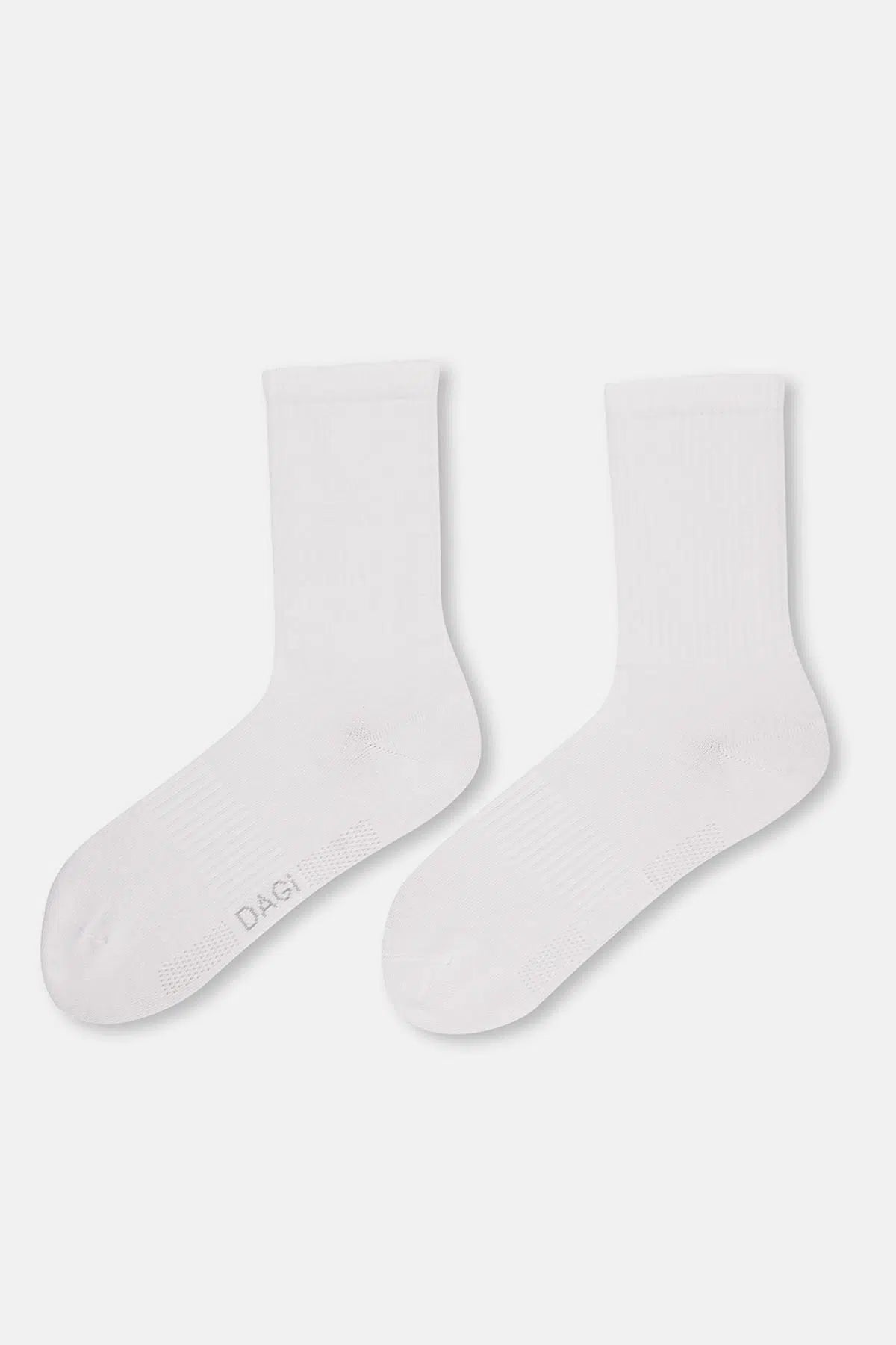 Beyaz Kadın Coolmax Spor Çorap