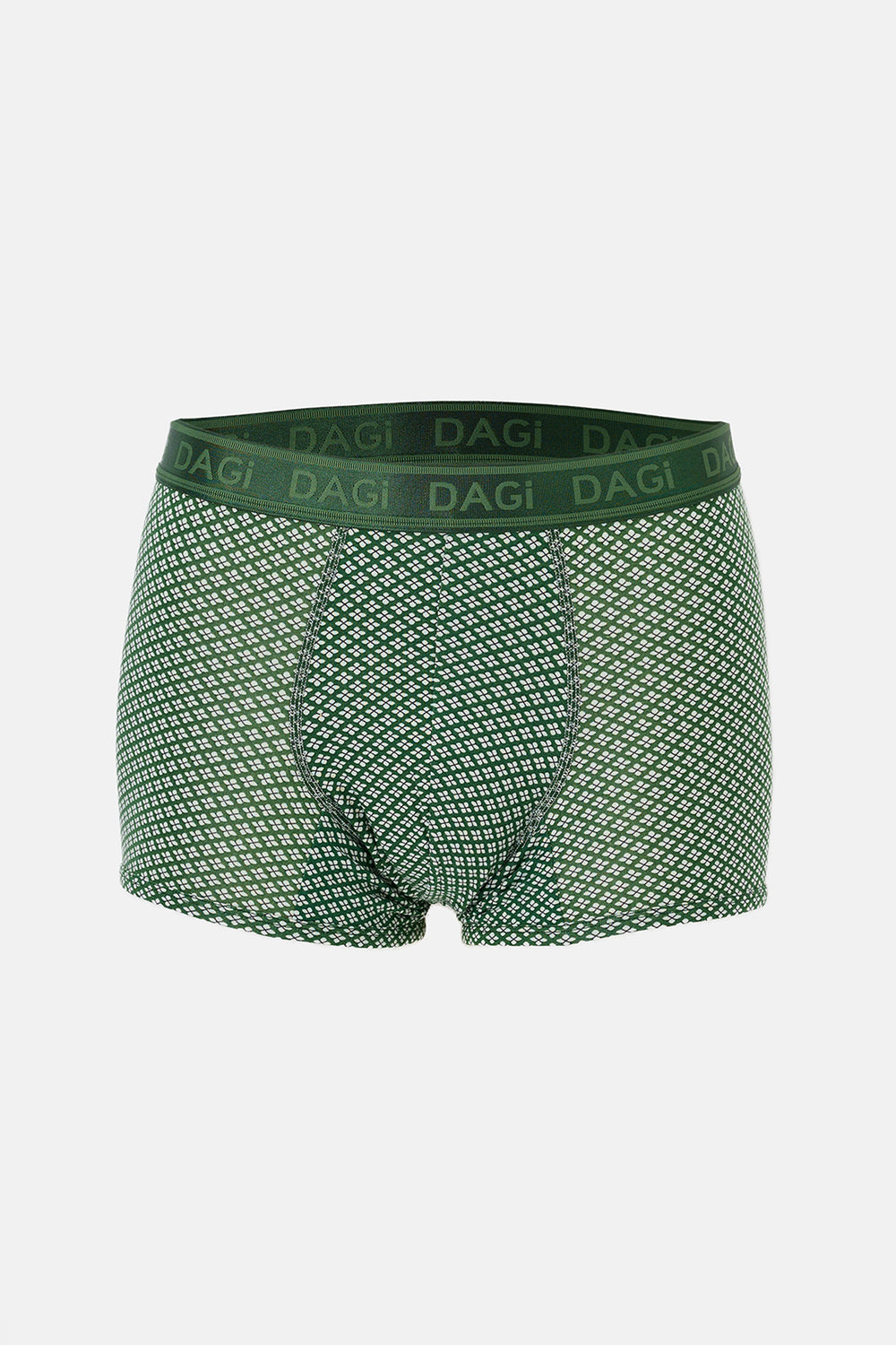 Yeşil 3'lü Desenli Micro Modal Boxer