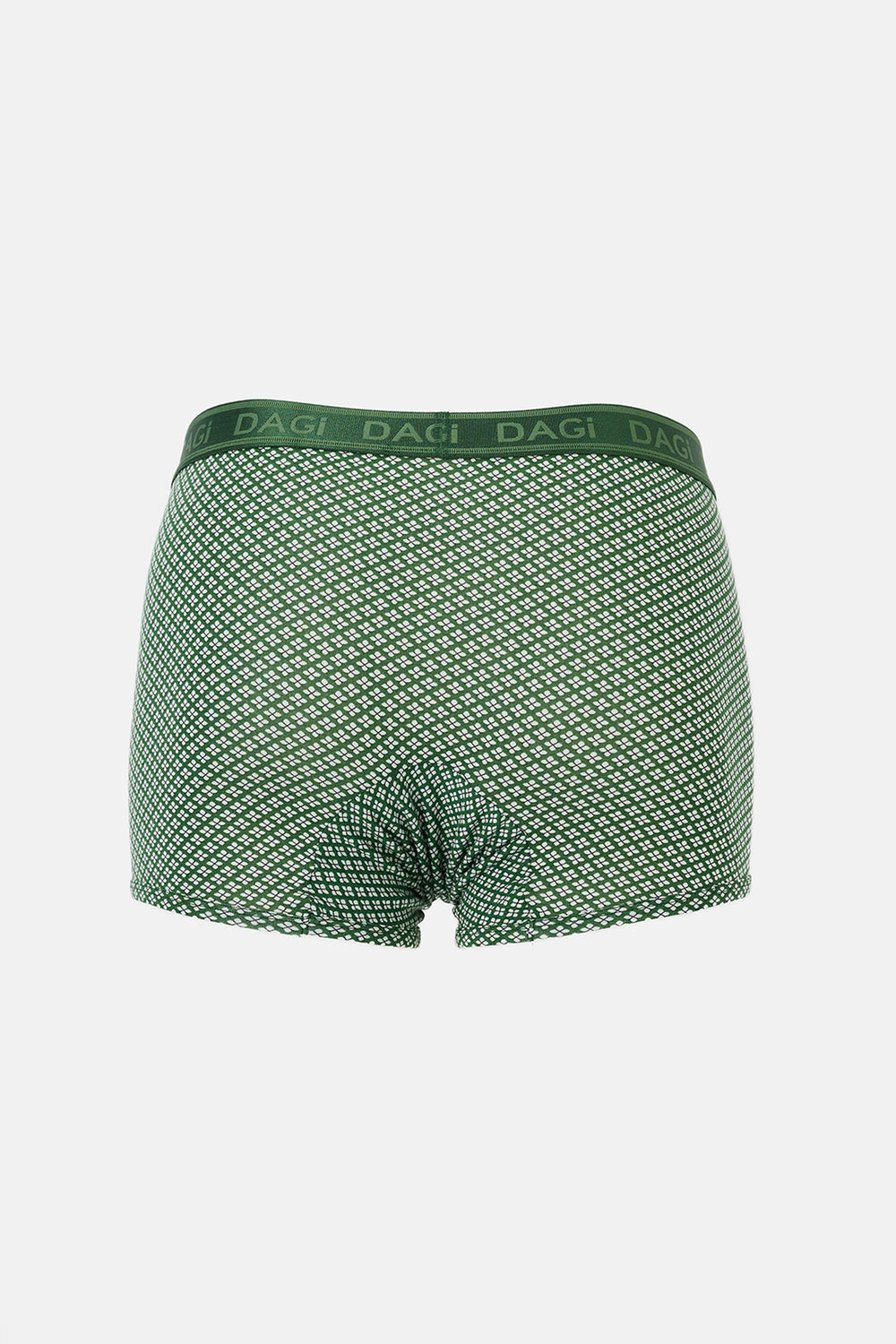 Yeşil 3'lü Desenli Micro Modal Boxer