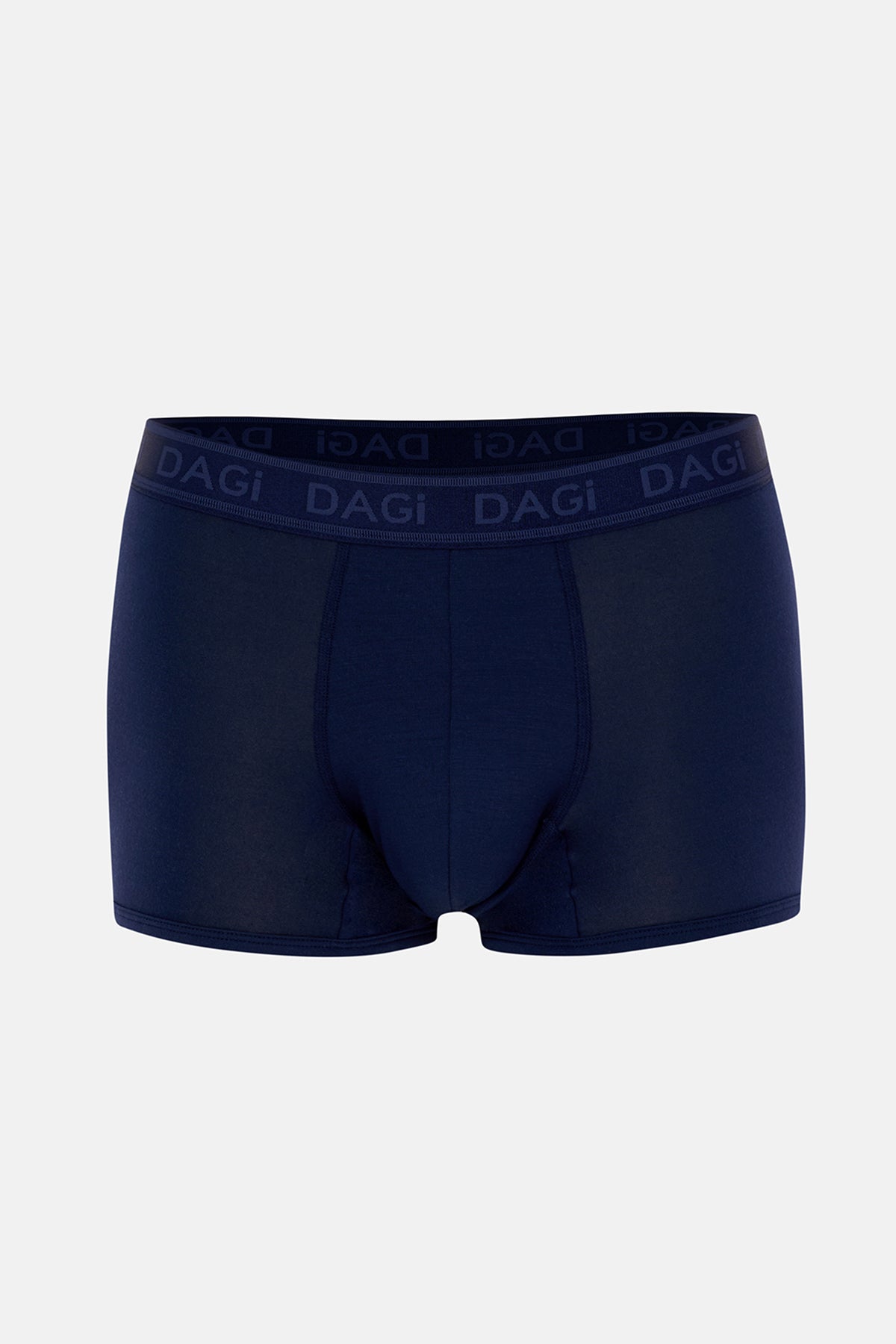 Lacivert 3'lü Desenli Micro Modal Boxer