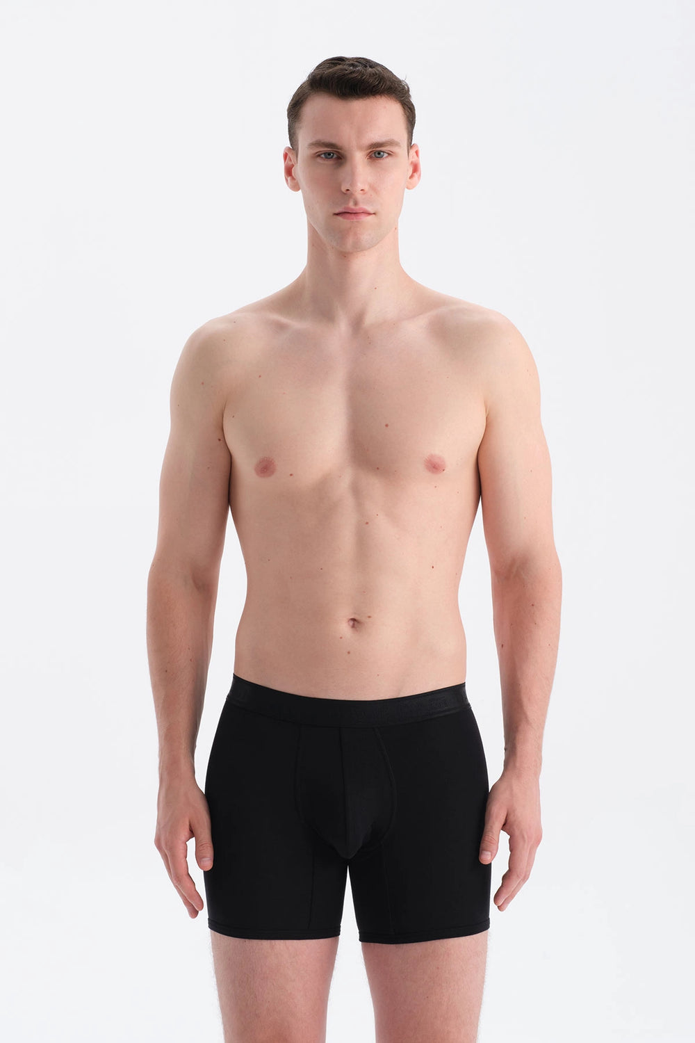 Siyah Düz Micro Modal Boxer