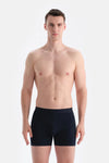 Lacivert 5210 Düz Pamuk Boxer