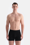 Siyah 5210 Düz Pamuk Boxer