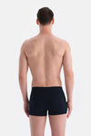 Lacivert Düz Micro Modal Boxer