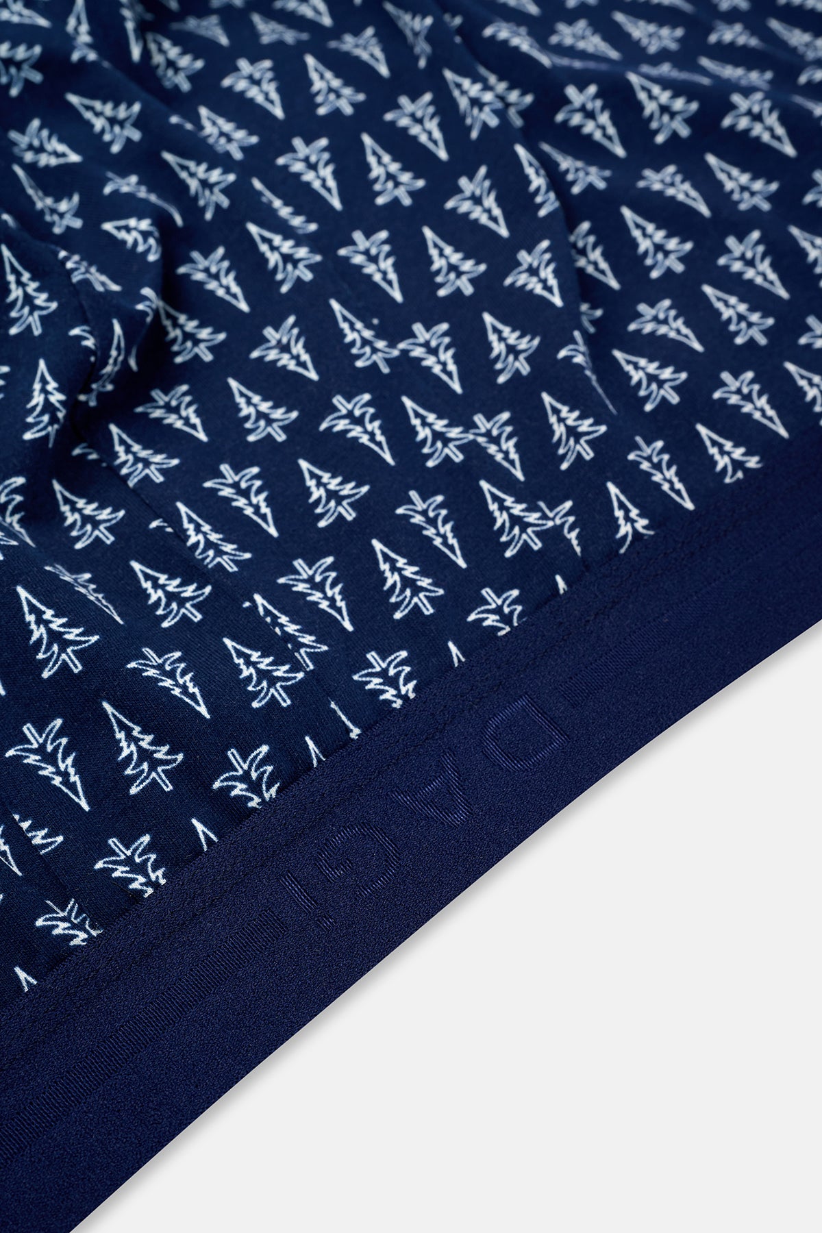 Koyu Mavi 5210 Desenli Pamuk Boxer