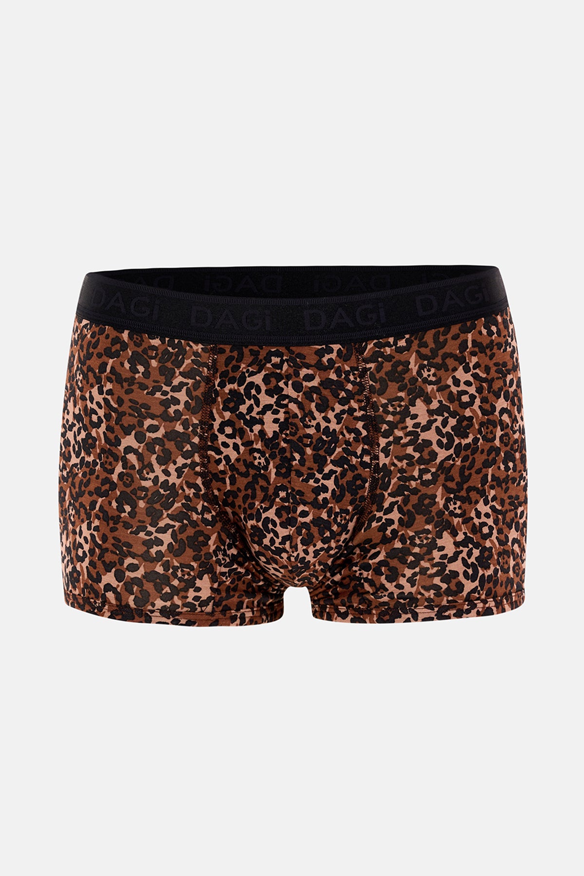 Kahverengi 4210 Desenli Micro Modal Boxer