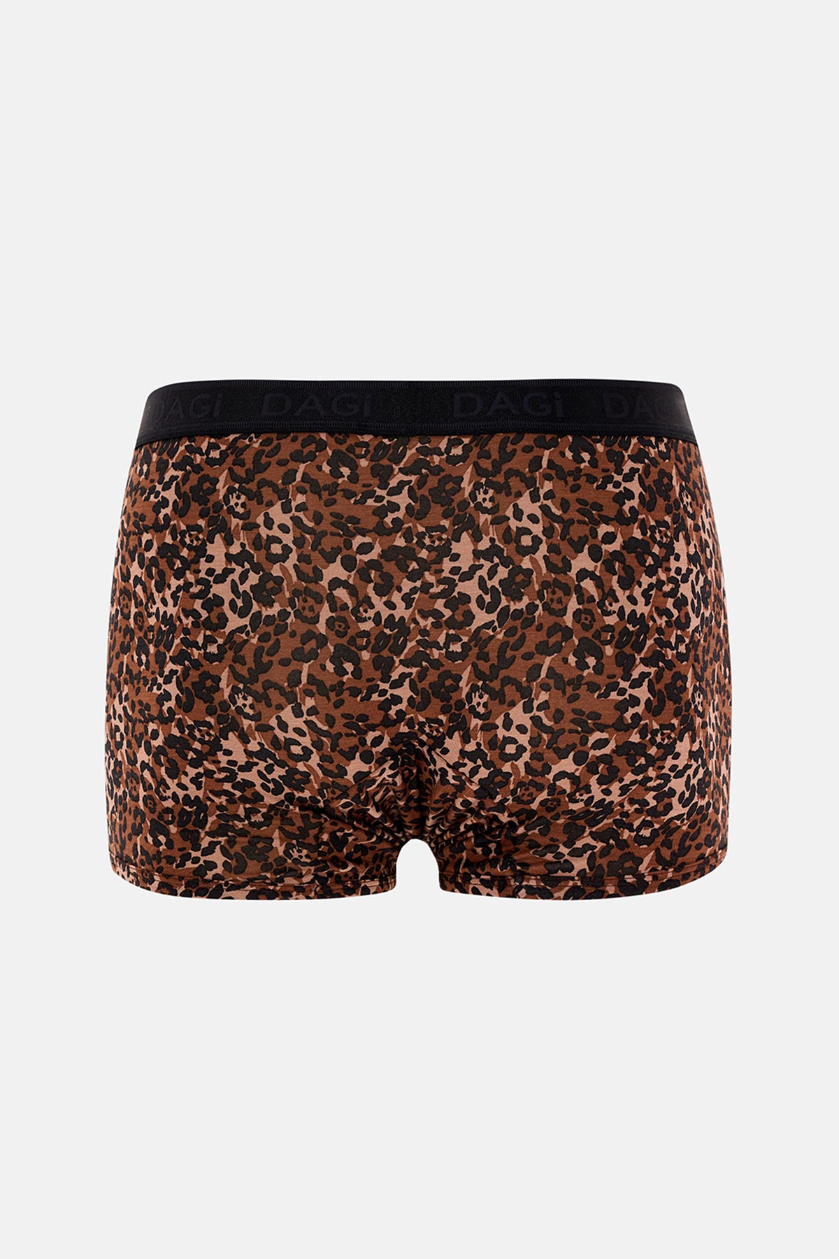 Kahverengi 4210 Desenli Micro Modal Boxer