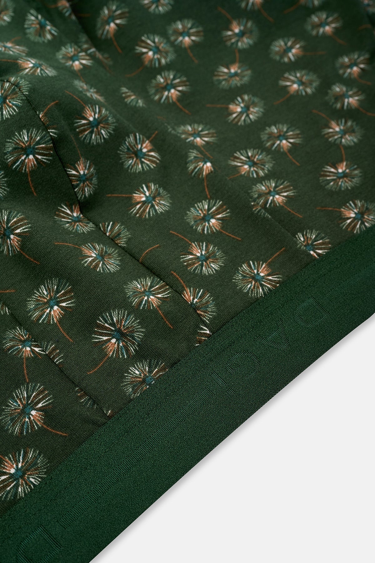 Koyu Yeşil 5210 2'li Desenli Pamuk Boxer