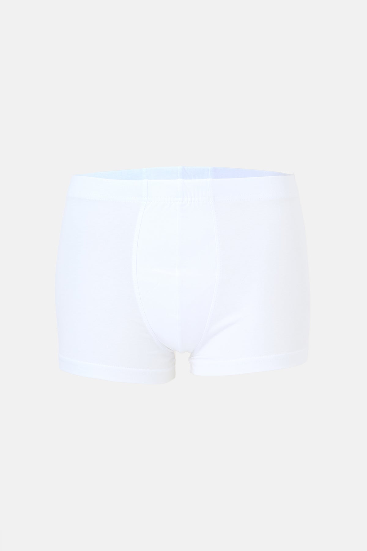 Beyaz-Gri 2'li Kumaş Kaplama Basic Boxer