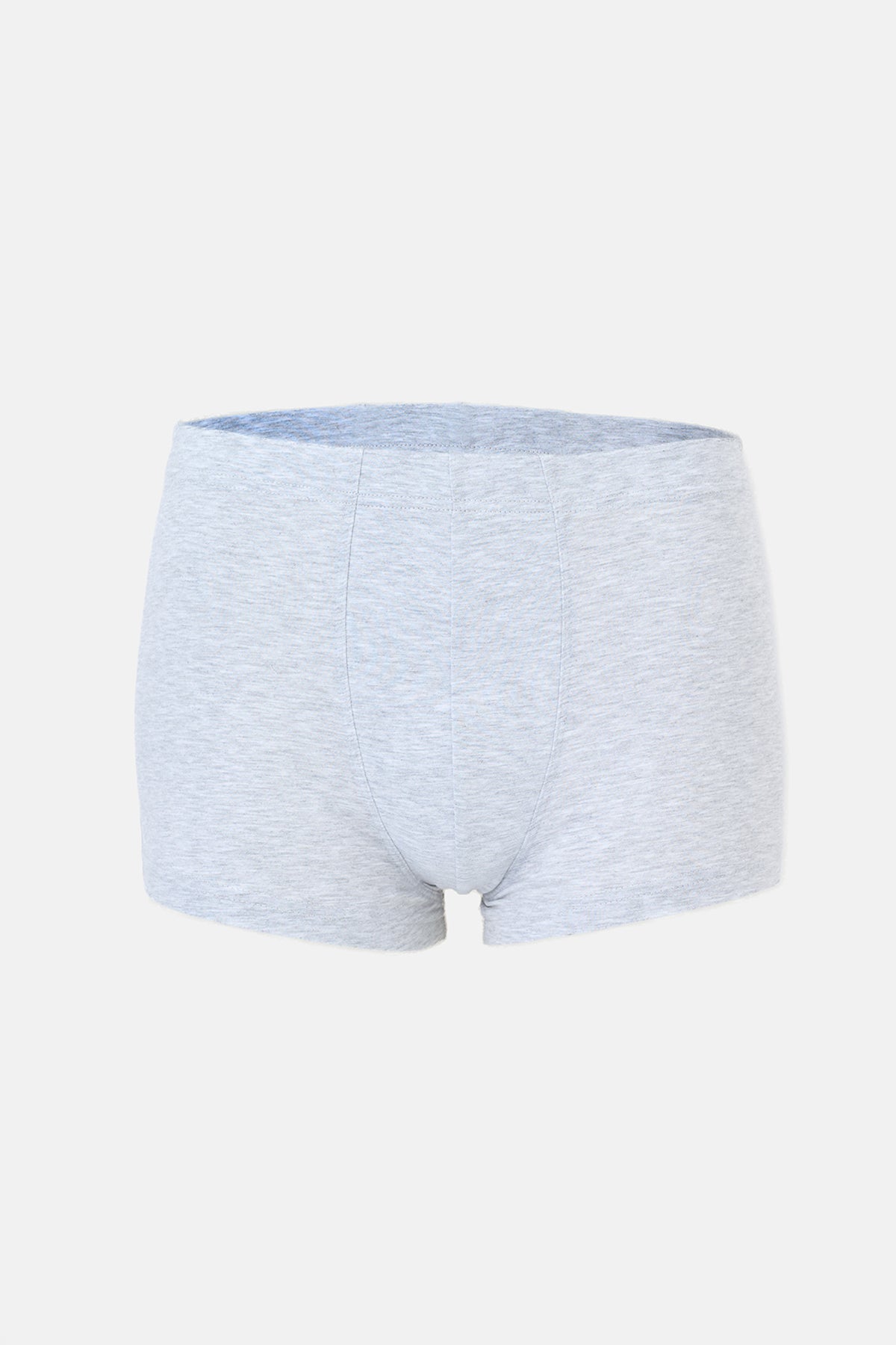 Beyaz-Gri 2'li Kumaş Kaplama Basic Boxer