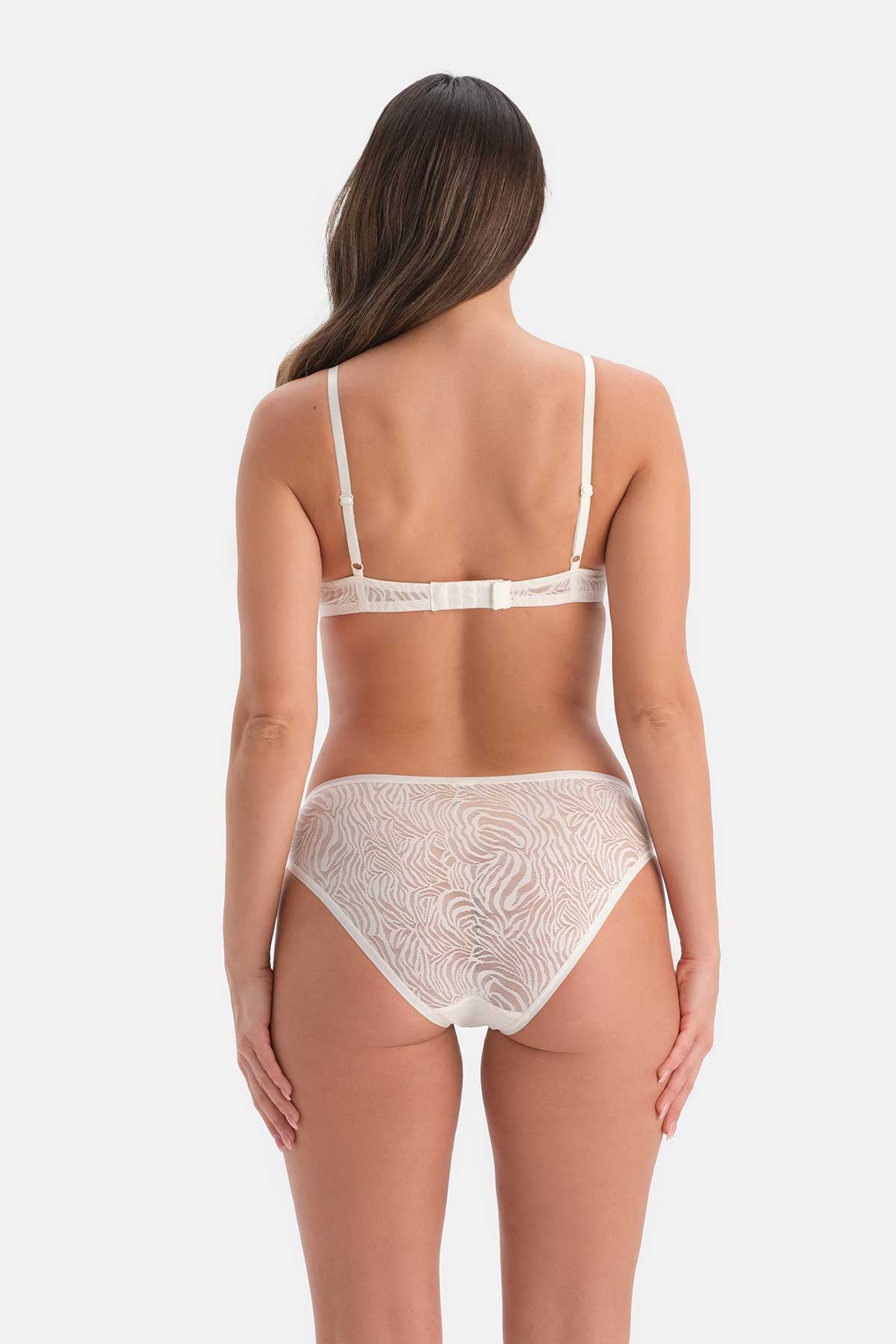 Ekru Basic Üçgen Formlu Soft Sütyen