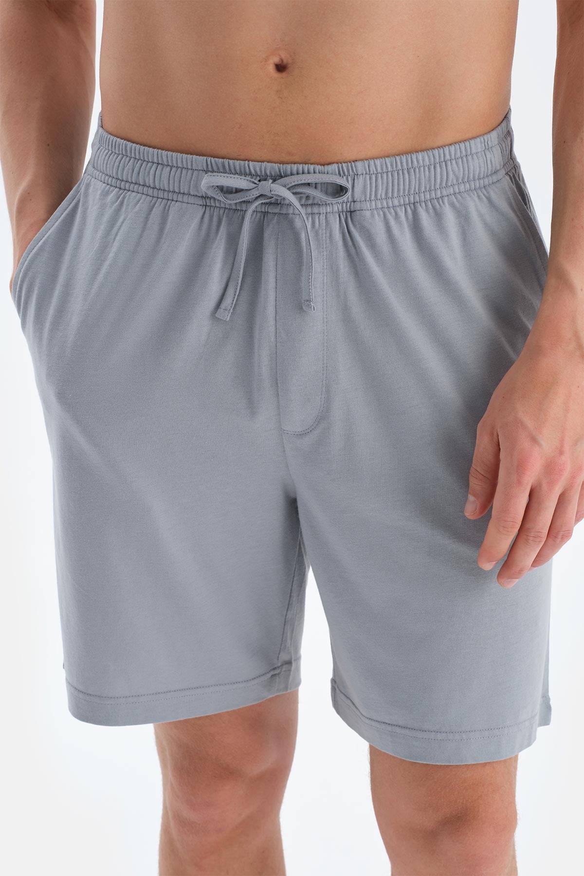 Multicolor Penye Modal Ikili Şort