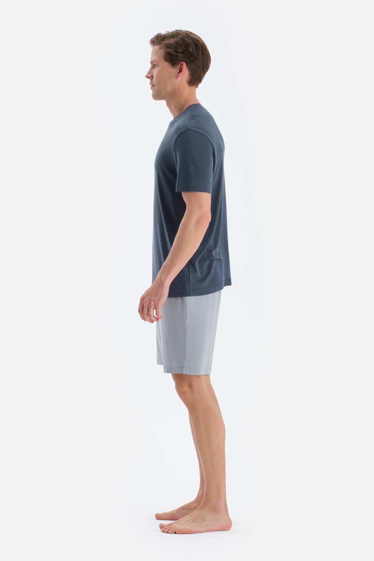 Multicolor Penye Modal Ikili Şort