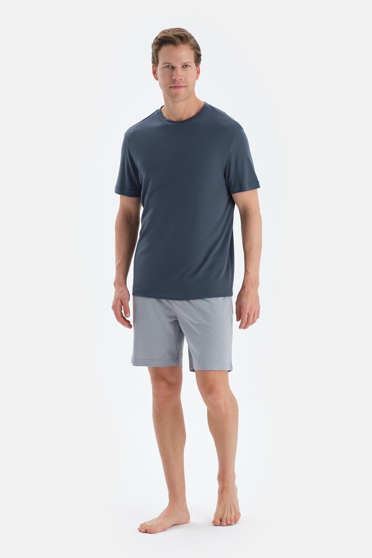 Multicolor Penye Modal Ikili Şort