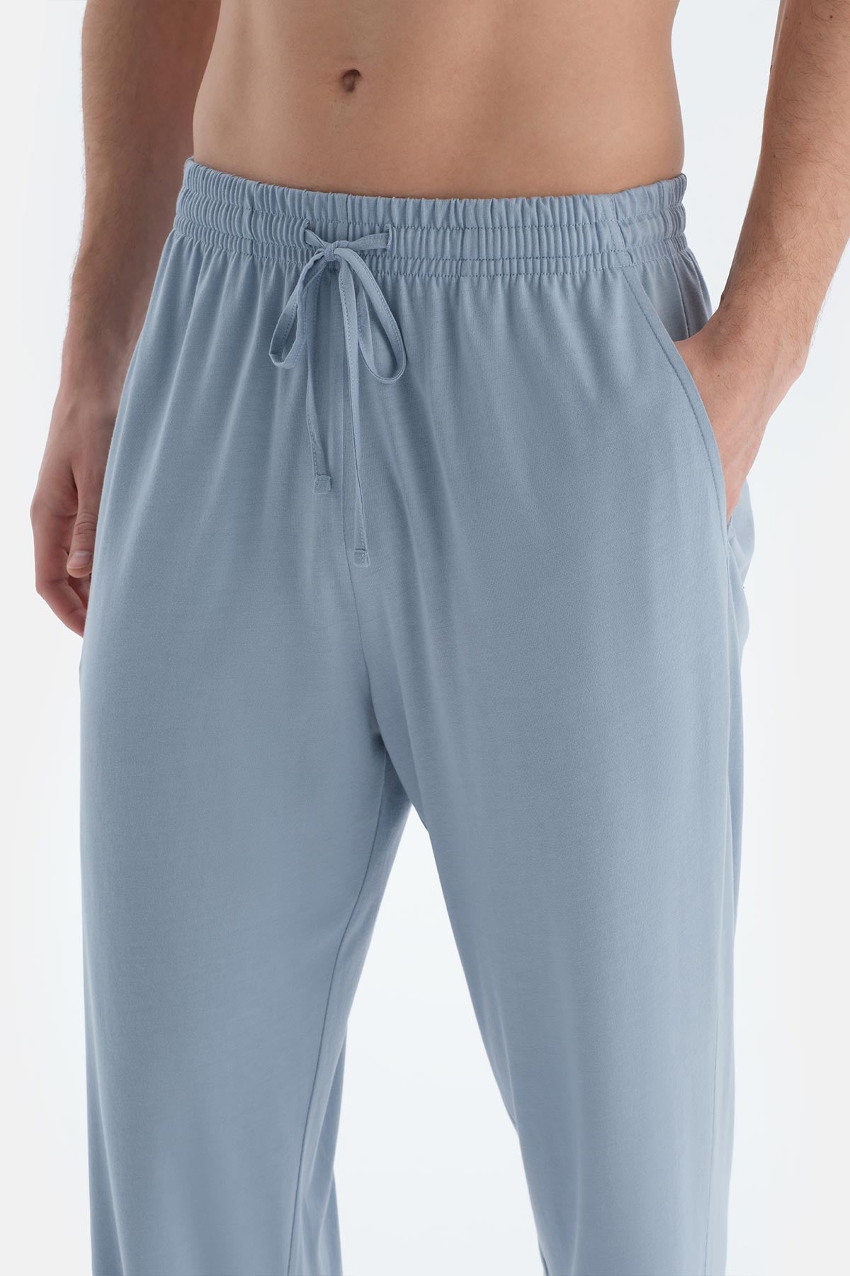 Lacivert-Mavi Penye Modal Ikili Pantolon