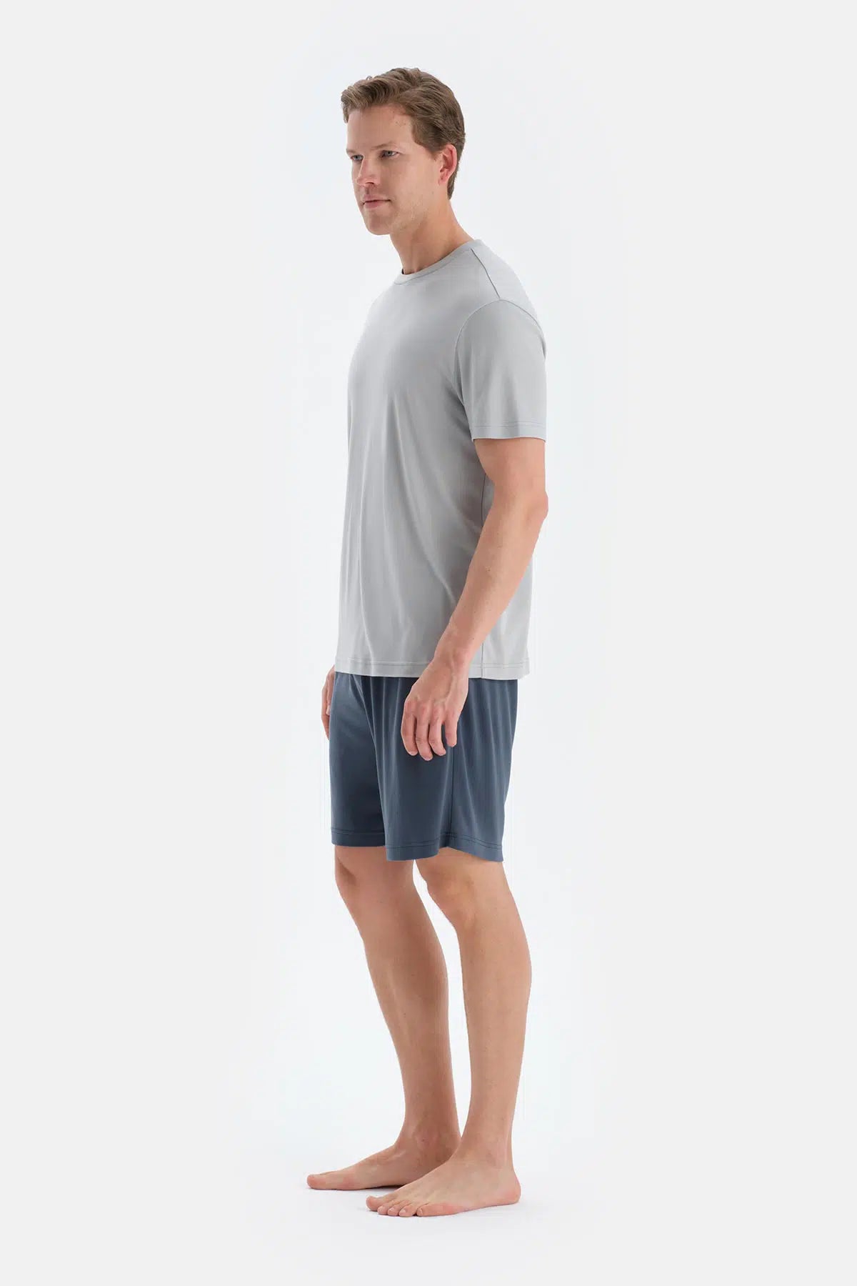 Indigo Cool Touch Patlı Ve Kordonlu Örme Şort