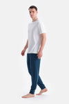 Petrol Yeşili Jogger Paça Basic Penye Modal Pantolon