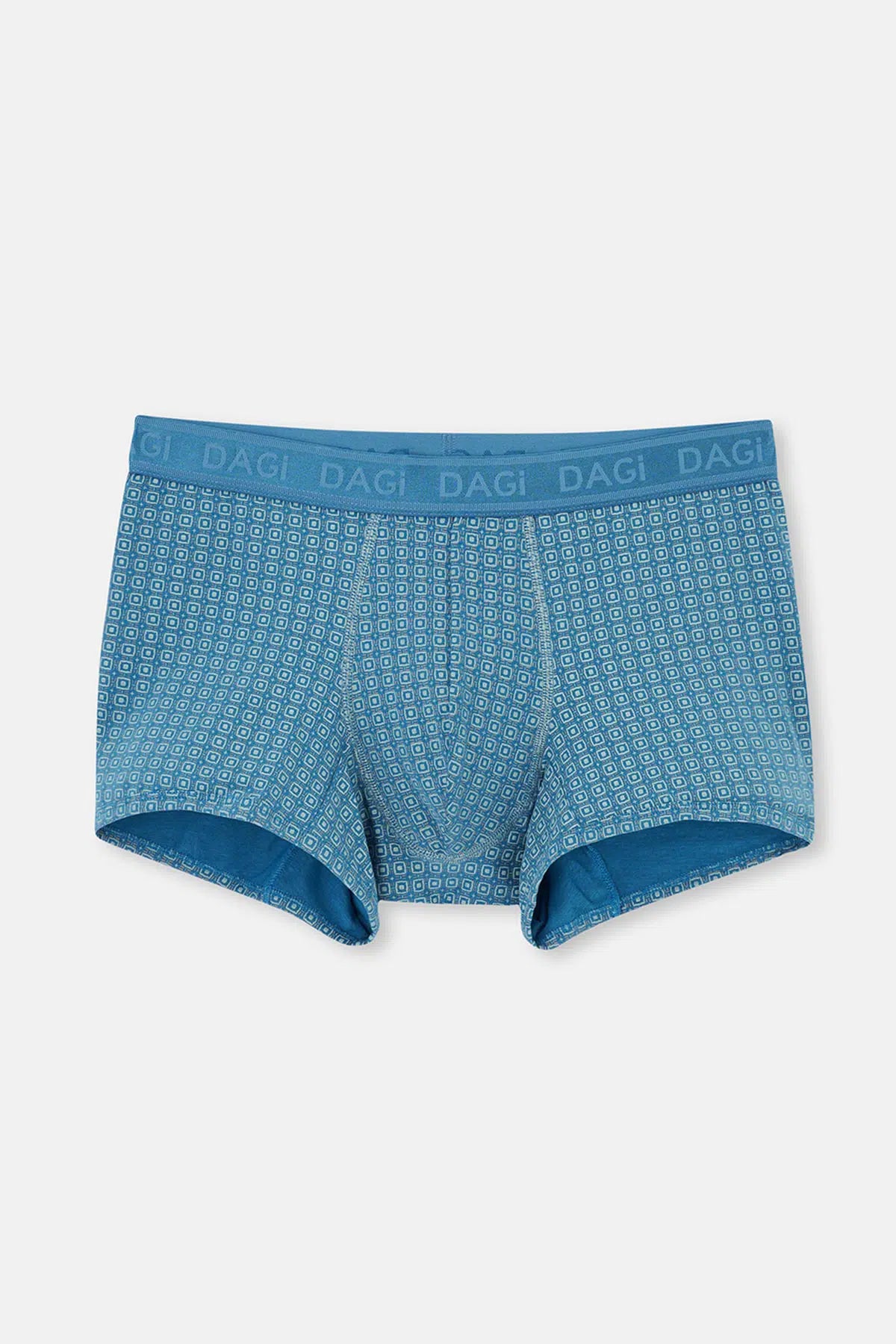 Mavi-Yeşil 3'lü Desenli Micro Modal Boxer