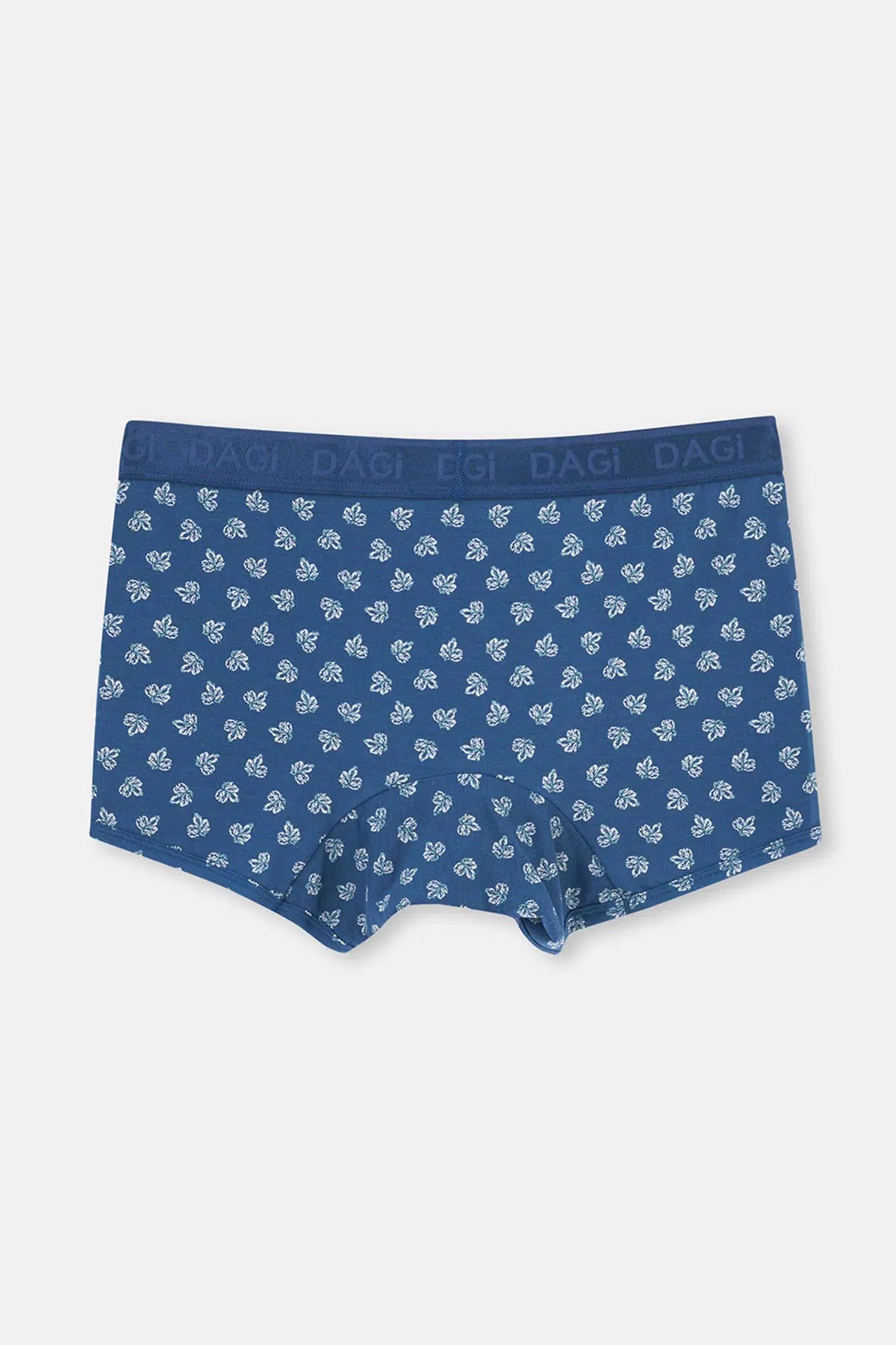 Koyu Mavi Desenli Micro Modal Boxer