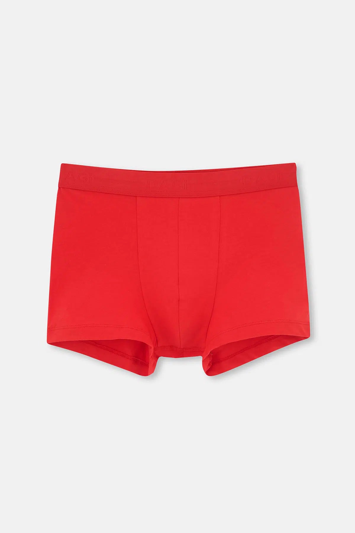 Kırmızı-Lacivert 2'li Parça Baskılı Pamuk Boxer