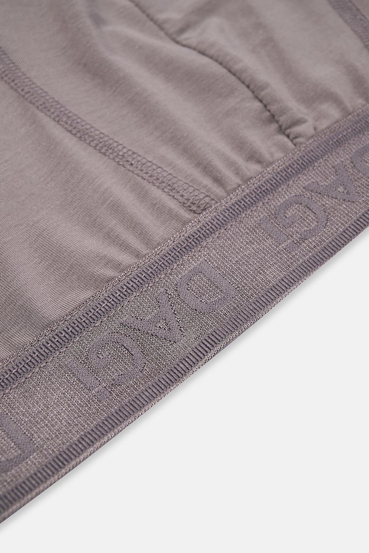 Gri Düz Micro Modal Boxer