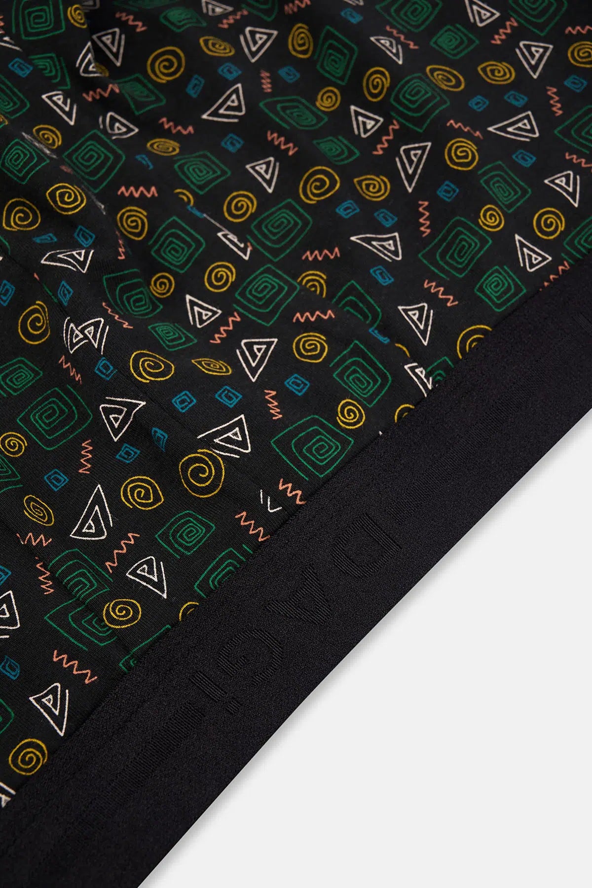 Siyah Desenli Pamuk Boxer