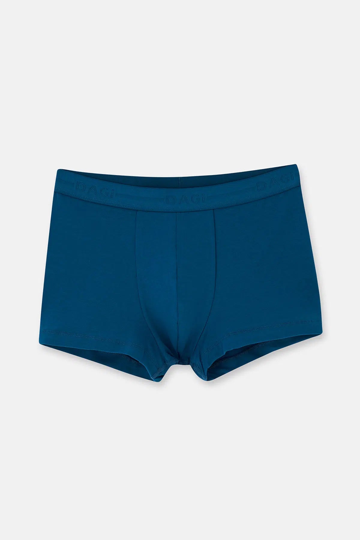 Koyu Mavi 2'li Desenli Pamuk Boxer