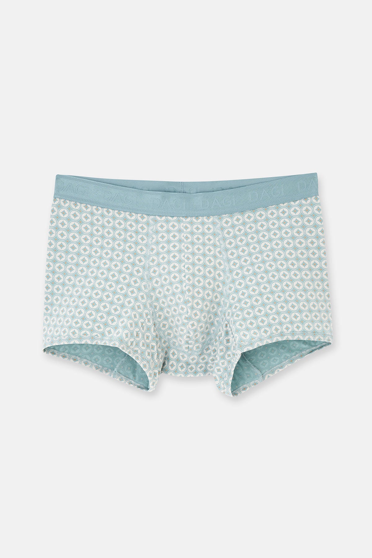 Su Yeşili 4210 Desenli Micro Modal Boxer