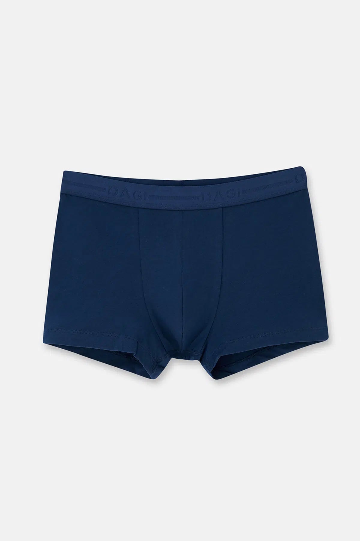 Lacivert-Mavi 2'li Desenli Pamuk Boxer