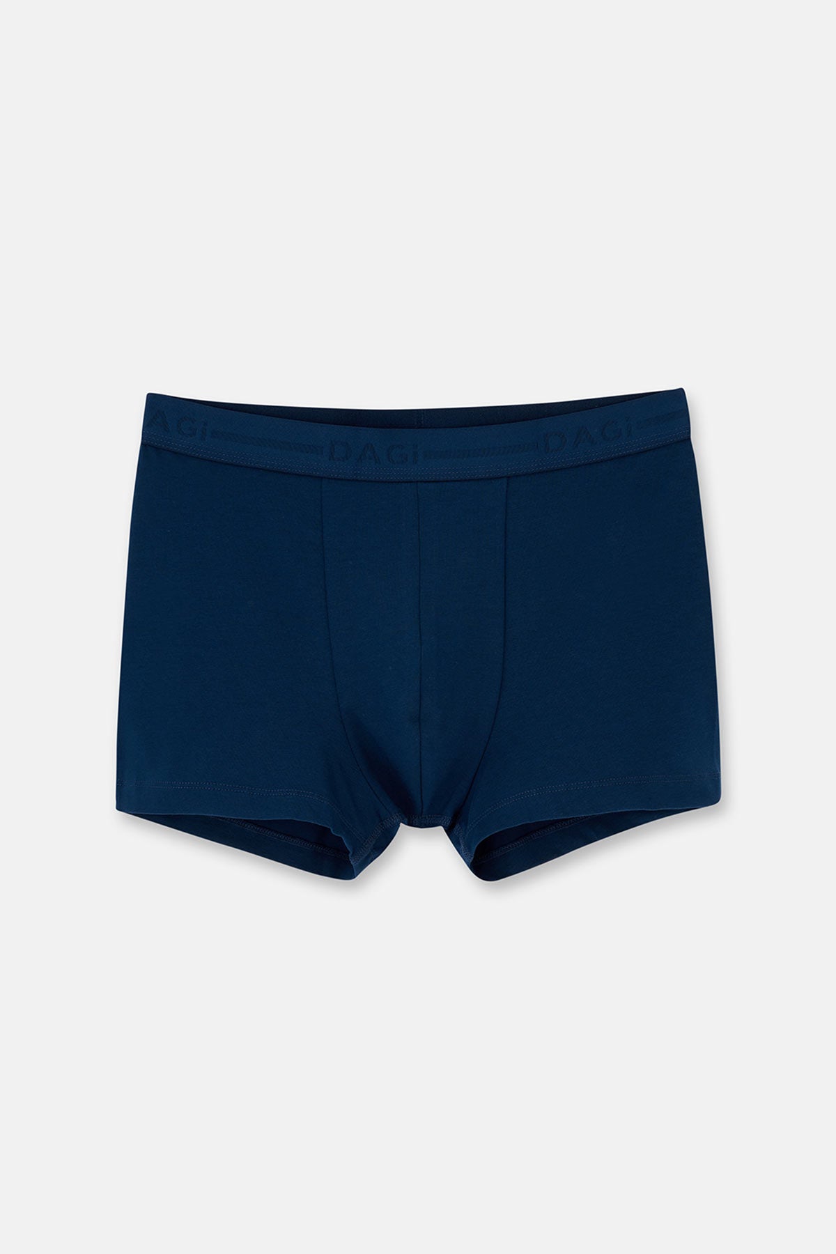 Lacivert Düz Pamuk Boxer