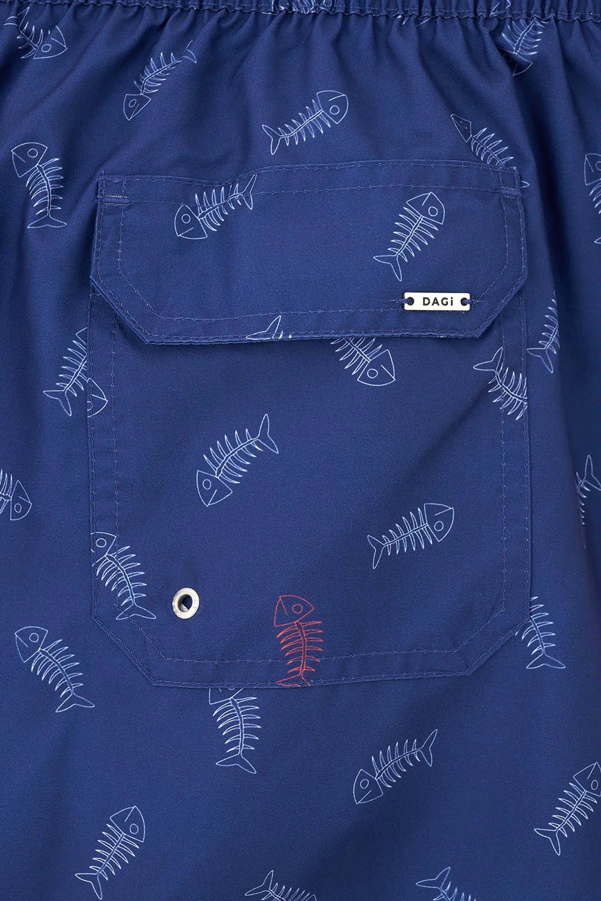 Multicolor Kılçık Balık Des. Orta Şort