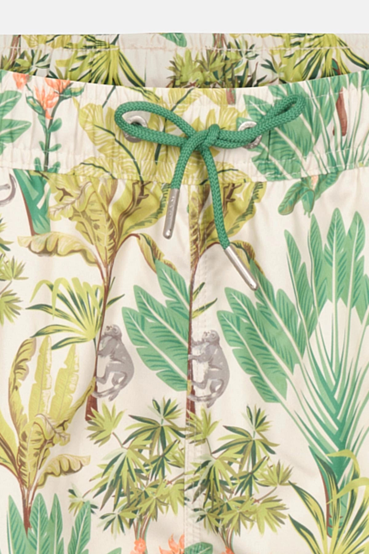 Multicolor Yaprak Des. Orta Şort