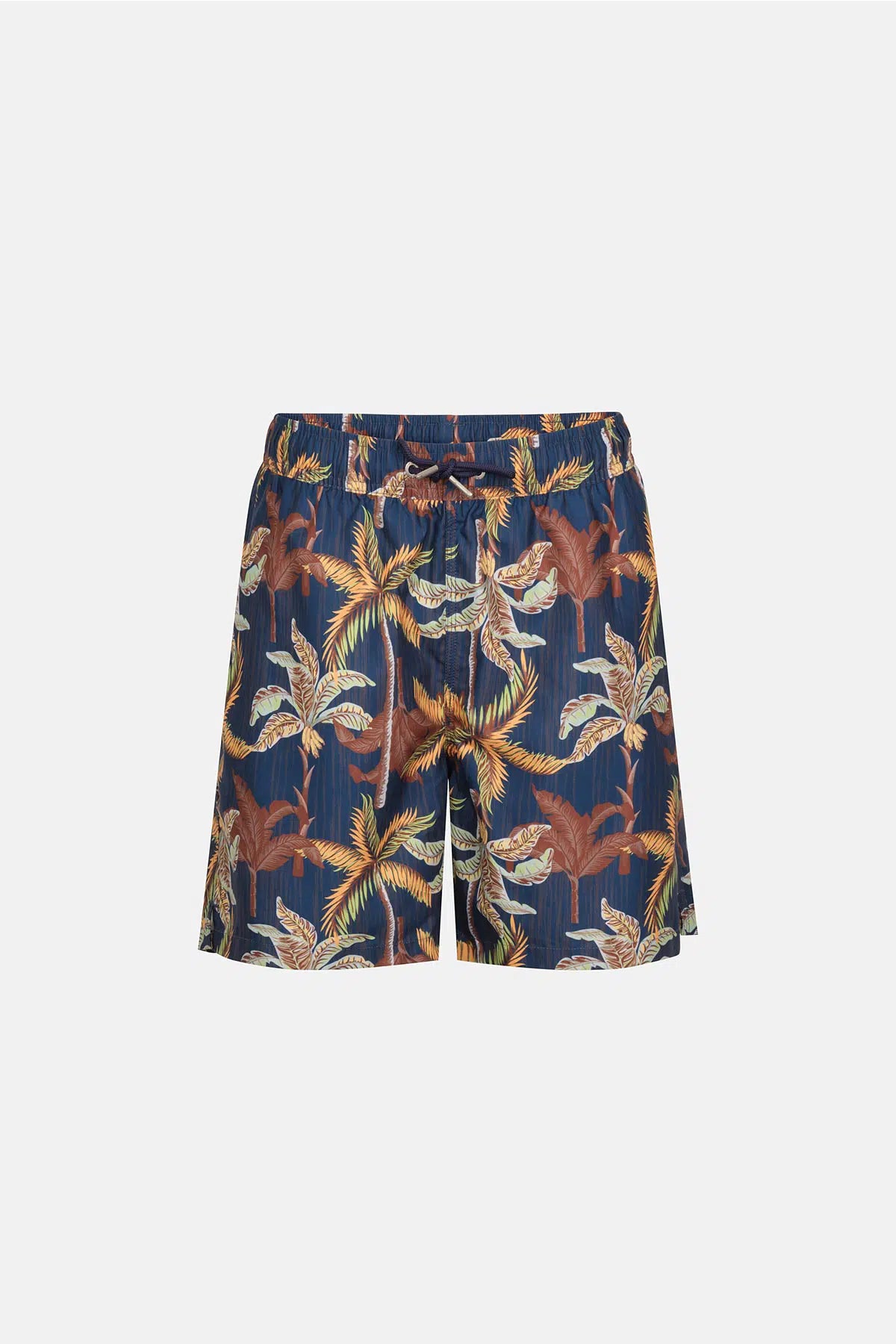 Multicolor Yaprak Des. Orta Şort