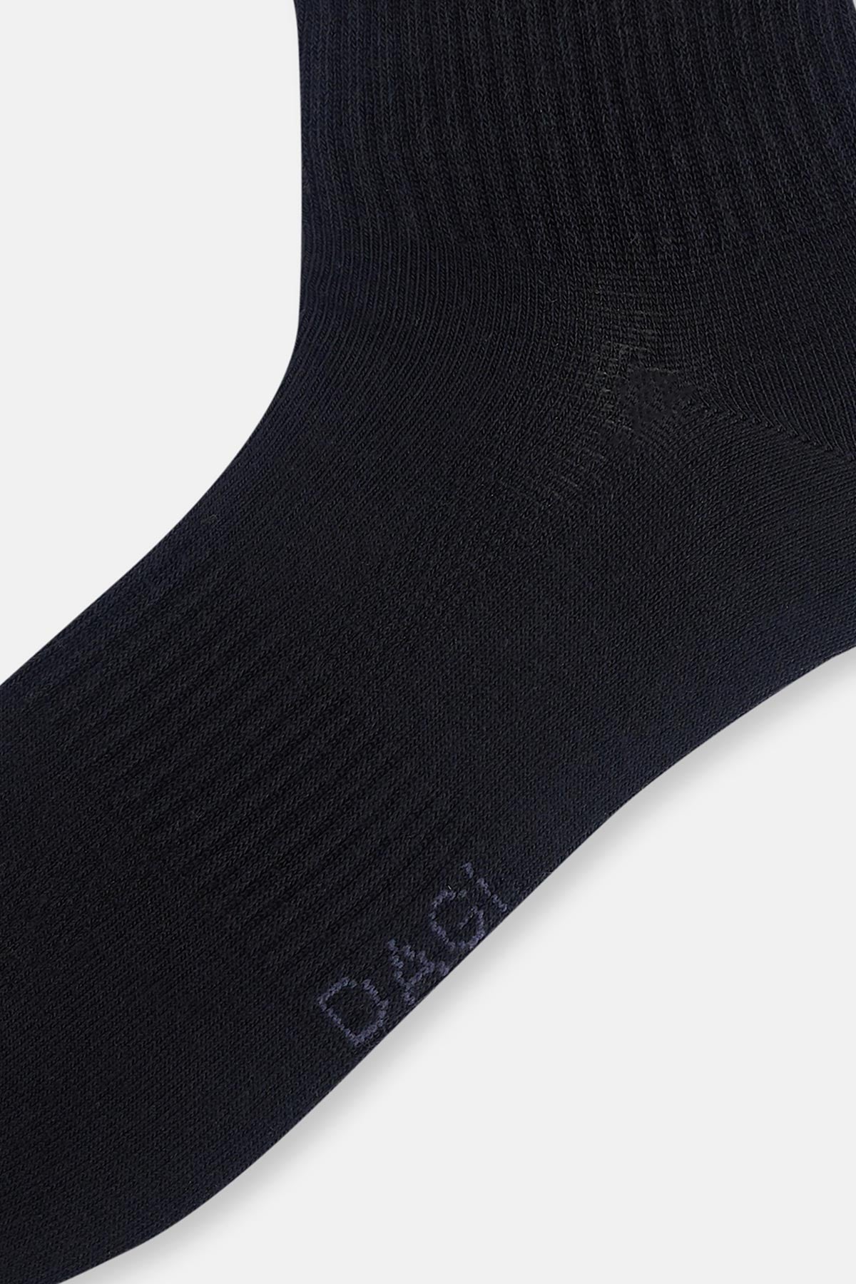 Siyah Erkek 2'li Spor Çorap