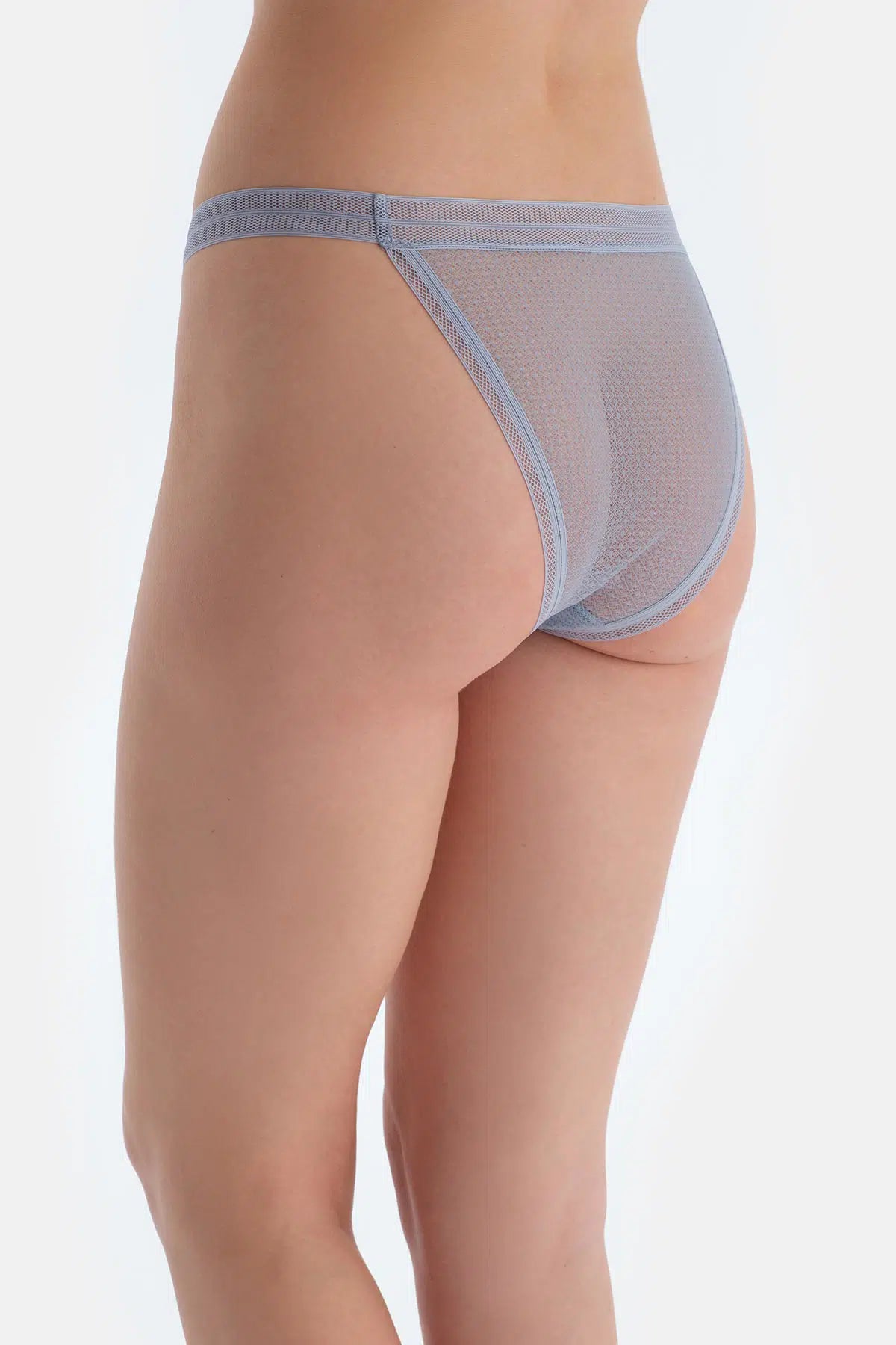 Buz Mavisi Dantelli Brazilian Külot