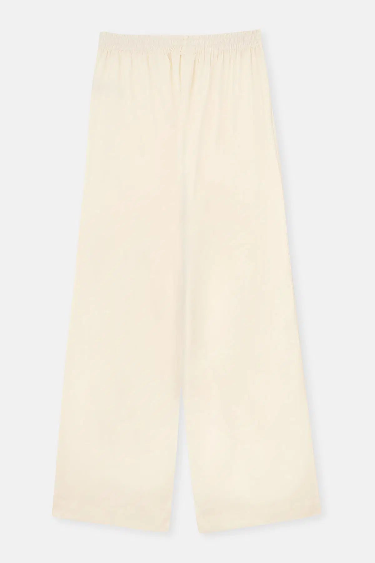 Kırık Beyaz Saten Brıde Pantolon