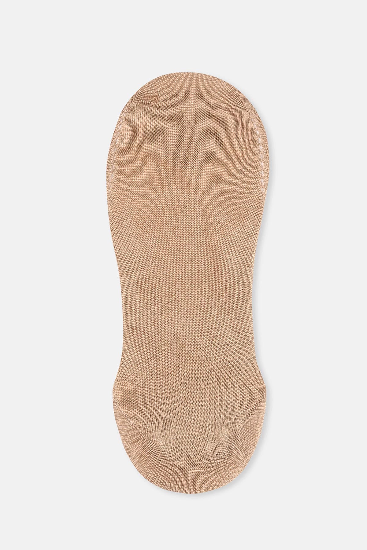 Bej Kadın 2'li Bambu Basıc Babet Çorap