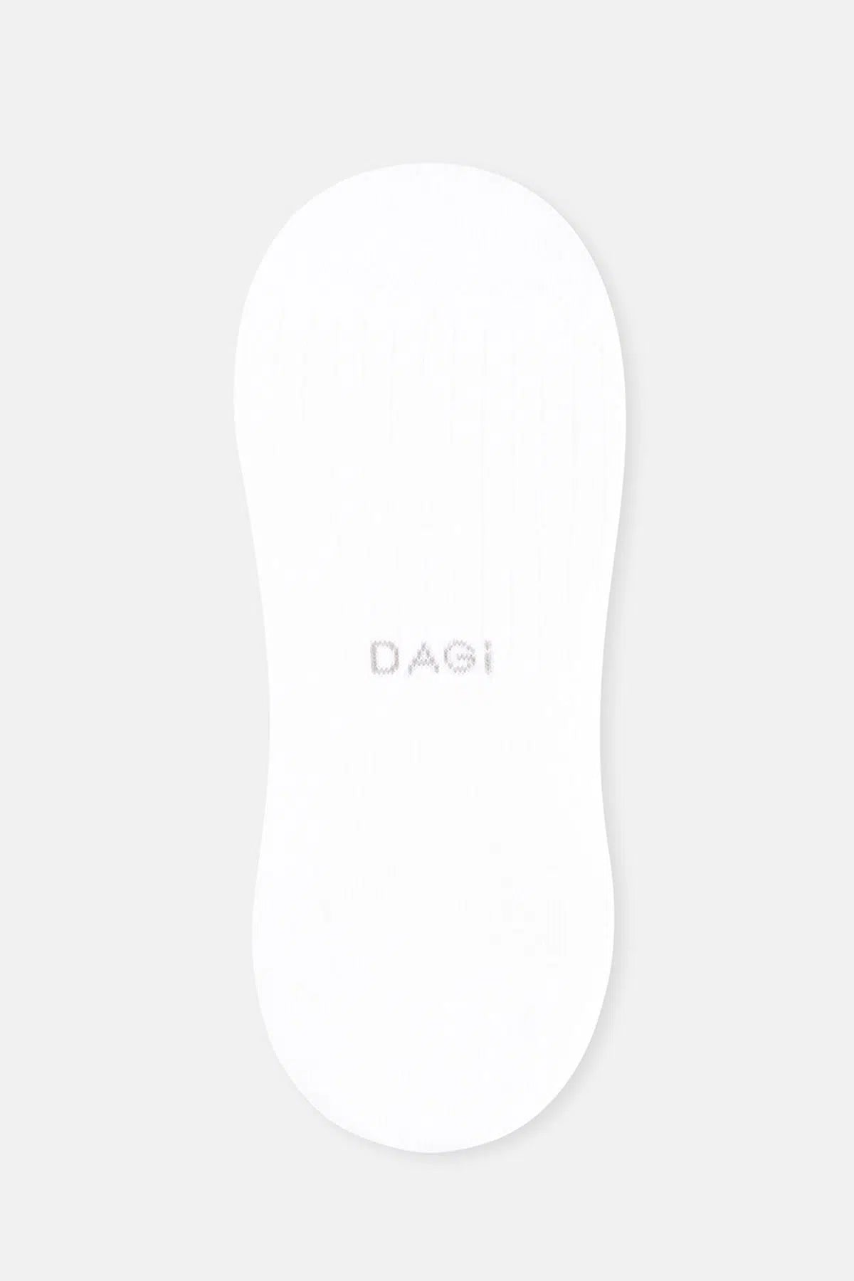 Beyaz-Gri Melanj-Siyah Kadın 3'lü Görünmez Çorap