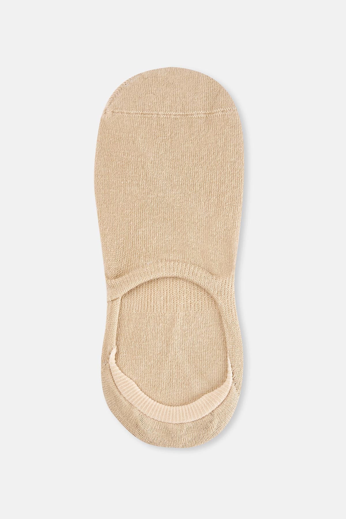 Beyaz-Siyah-Ten Kadın 3'lü Görünmez Çorap