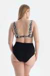 Multicolor Yüksek Bel Bikini Alt
