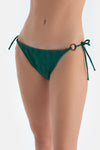 Koyu Yeşil Spagetti Bikini Alt