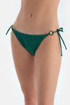Koyu Yeşil Spagetti Bikini Alt