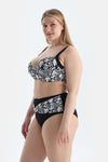 Multicolor Yüksek Bel Bikini Alt