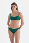Koyu Yeşil Düşük Bel Bikini Alt