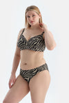Multicolor Yüksek Bel Bikini Alt