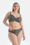 Multicolor Yüksek Bel Bikini Alt